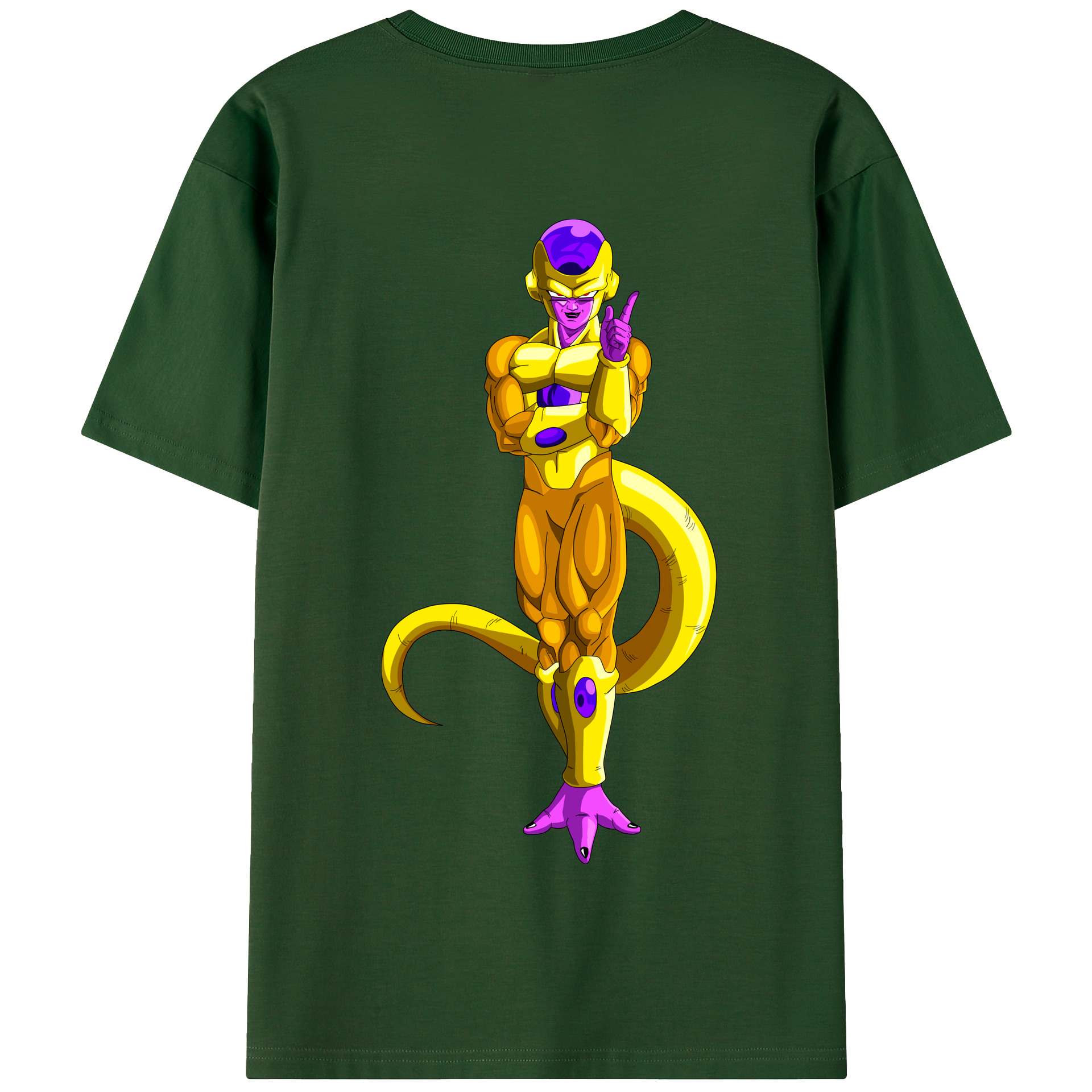 （画像用） ドラゴンボール フリーザ DRAGON BALL Frieza 綿100％半袖Tシャツ（背面プリント）